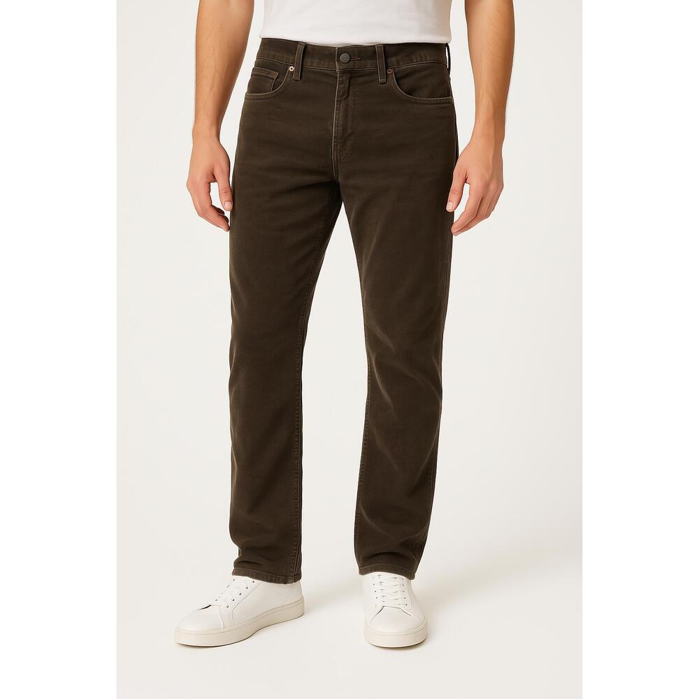 WORN Jeans Mens‎ 34x32 Brown Corduroy Five Pockets Grey Trendy